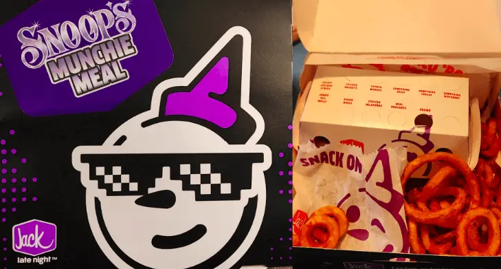 Snoop Dogg's $14 meal at Jack in the box